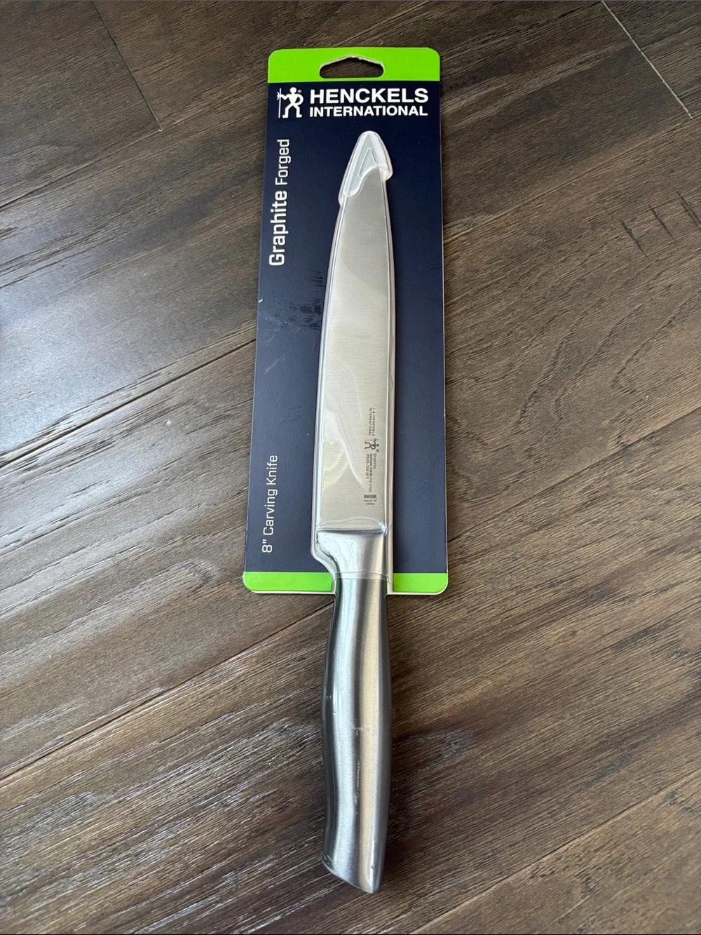 Heckels International Graphite Forged 8” Carving knife,satin finish,fine edge